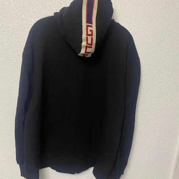 Black And Red Gucci Hoodie Sz M - Picture 6 of 9